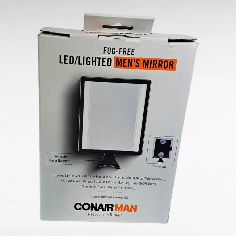 ConairMan LED Lighted Mens Fog Free Mirror